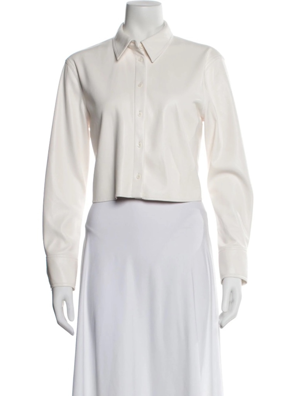 Alice and Olivia Faux Leather Bolero Jacket